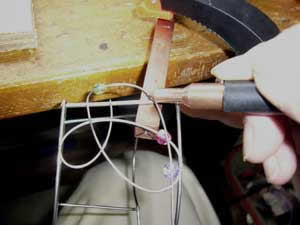 Welding stainless steelwire using stick electrode