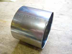 Stainless steel cylinder